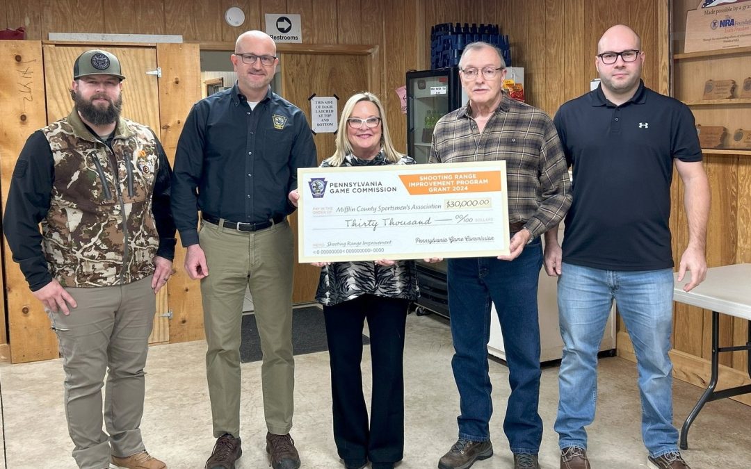 MCSA receives $30,000 from the Game Commission’s Shooting Range Improvement Program